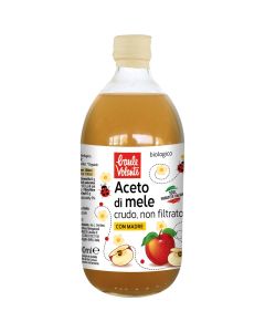 Aceto di Mele Crudo non filtrato 500ml Baule Volante