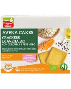 Avena cakes di avena con curcuma.pepe 250g 250g LA FINESTRA SUL CIELO