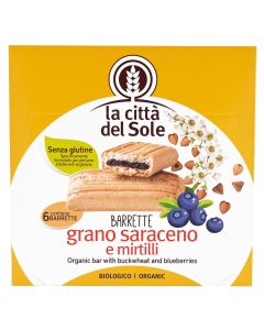 Barrette di Grano Saraceno al Mirtillo 200gr