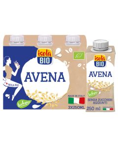 Bevanda avena on the go 3x250ml ISOLA BIO