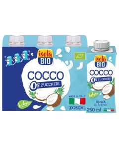 Bevanda cocco on the go 3x250ml ISOLA BIO