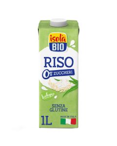 Bevanda di Riso zero zuccheri 1lt Isola Bio