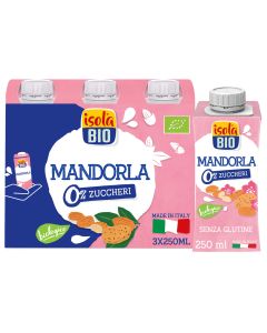 Bevanda mandorla on the go 3x250ml ISOLA BIO