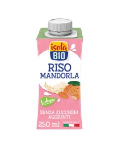 Bevanda Vegetale di Riso e Mandorla Drink 250ml IsolaBio