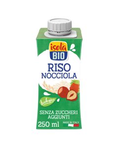 Bevanda Vegetale di Riso e Nocciola Drink 250ml IsolaBio
