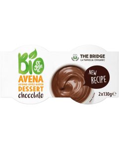 Bio avena dessert cacao 2x130g THE BRIDGE