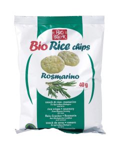 Bio rice chips al rosmarino 40g BIO BREAK