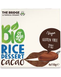 Bio Rice Dessert cacao 4x110g THE BRIDGE