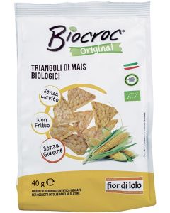 Biocroc Triangoli di Mais 40g Fior di Loto