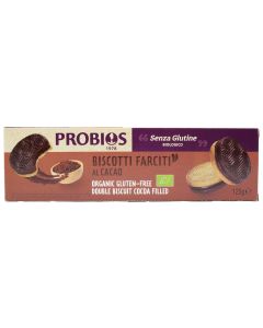 Biscotti Bis-Free ripieni al Cacao Vegan 125g Probios