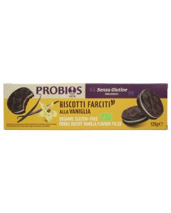 Biscotti Bis-Free ripieni alla Vaniglia Vegan 125g Probios