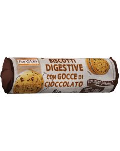 Biscotti Digestive con Gocce di Cioccolato 250g Fior di Loto