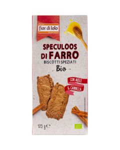 Biscotti Speculoos di Farro 125g Fior di Loto