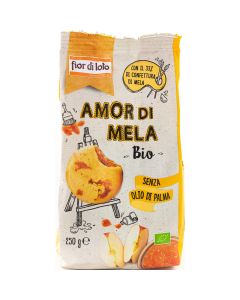 Biscotto Amor di Mela 250gr Fior di Loto