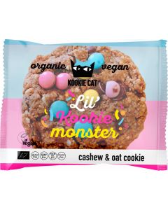 Biscotto cookies con Cocco, Caramelle e Cioccolato Vegan 50g Kookie Cat