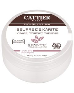Burro di karité viso, corpo e capelli 100g CATTIER
