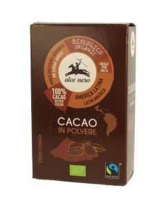 Cacao amaro in polvere senza zucchero 75g ALCE NERO