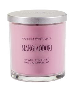 Candela vegetale mangiaodori con coperchio alluminio-spezie,frutta,erbe aromatiche 150ml CERERIA LUMEN