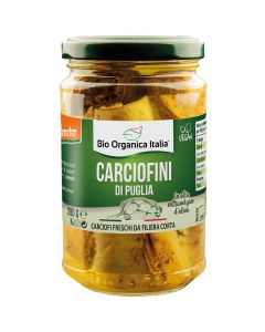 Carciofini di puglia sott'olio evo 280g BIO ORGANICA ITALIA
