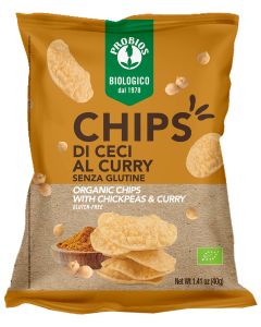 CHIPS DI CECI AL CURRY  40g PROBIOS