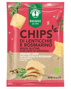 Chips di Lenticchie al Rosmarino 40g Probios