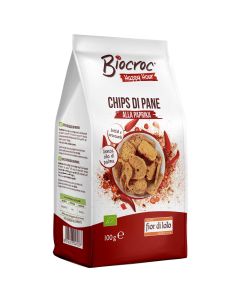 Chips di pane alla paprika 100g BIOCROC