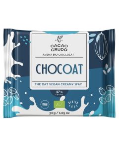 Chocoat Cioccolato Fondente con Bevanda di Avena 30g Cacao Crudo