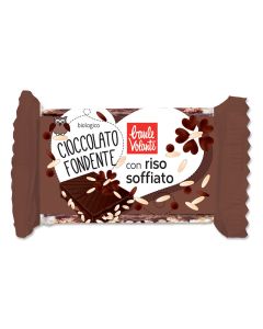 Cioccolato Fondente con Riso Soffiato 25gr Baule Volante