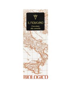 Cioccolato Grezzo Fondente alla Cannella Senza Glutine 60g Il Modicano