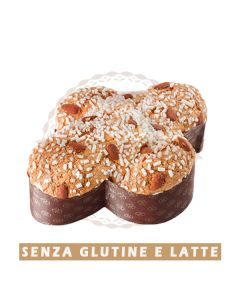Colomba Artigianale Uvetta e Canditi senza Glutine e Latte 500g