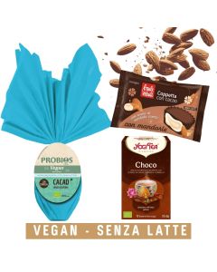 Uova di Pasqua Vegan + Yogi Choco e Coppetta Cacao crema con Mandorle