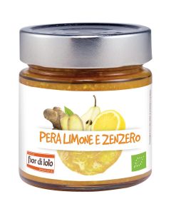 Composta di Pera Limone e Zenzero 250g Fior di Loto