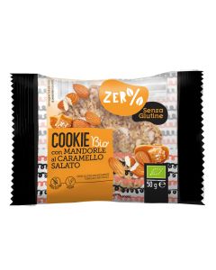 Cookie con mandorle al caramello salato 50g ZER%GLUTINE