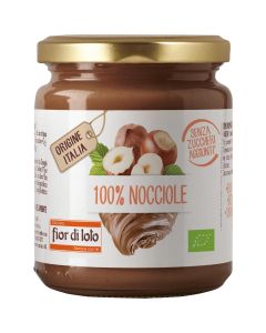 Crema di Nocciole tostate 100% 200g Fior di Loto