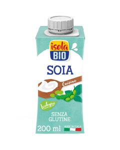 Crema di soia da cucina 200ml Isola Bio
