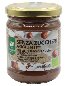CREMA GUSTO GIANDUIA senza zuccheri aggiunti** 200g PROBIOS