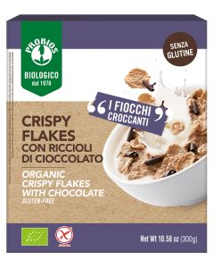 CRISPY FLAKES CON RICCIOLI DI CIOCCOLATO  300g PROBIOS