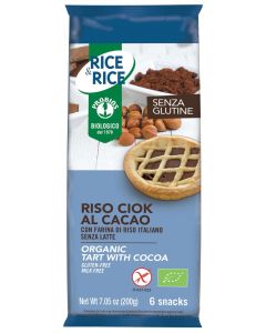 Crostatine di Riso al Cacao Riso Ciok 6x33g Rice&Rice