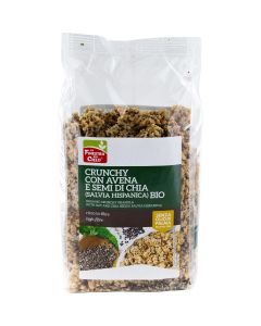 Crunchy con avena e semi di chia 375g LA FINESTRA SUL CIELO