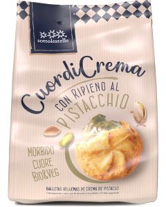 Cuordicrema Vegan con Crema al Pistacchio 200g Sottolestelle