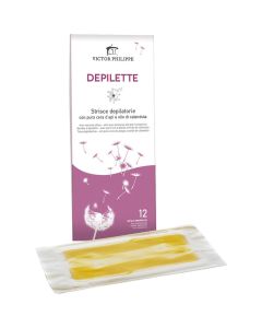 Depilette - strisce depilatorie precerate (12 strisce) 40ml VICTOR PHILIPPE