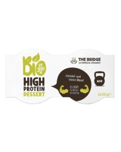 Dessert proteico di fave con cocco e cacao 270g The Bridge