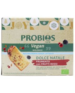 Dolce Natale Vegan Frumento con Frutti Rossi senza latte e uova 500g Probios