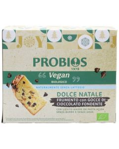 Dolce Natale Vegan Frumento con Gocce Cioccolato senza latte e uova 500g Probios