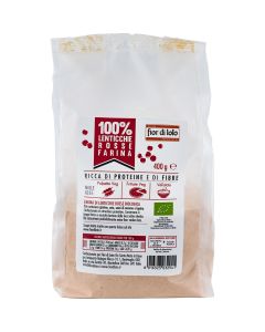 Farina di lenticchie rosse 400g FIOR DI LOTO