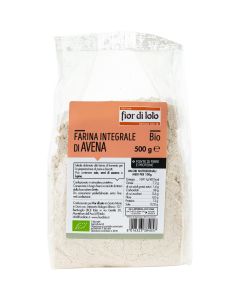 Farina integrale di avena 500g Fior di Loto