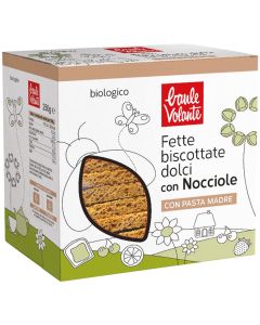 Fette biscottate dolci con nocciole 250g BAULE VOLANTE