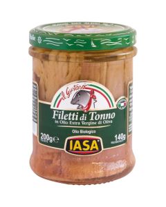 Filetti di tonno in olio extravergine di oliva 200g IASA