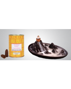 Fontanella cascata di fumo Coni Goloka Nag Champa