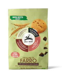Frollini di Farro con Gocce di Cioccolato 300g Alce Nero